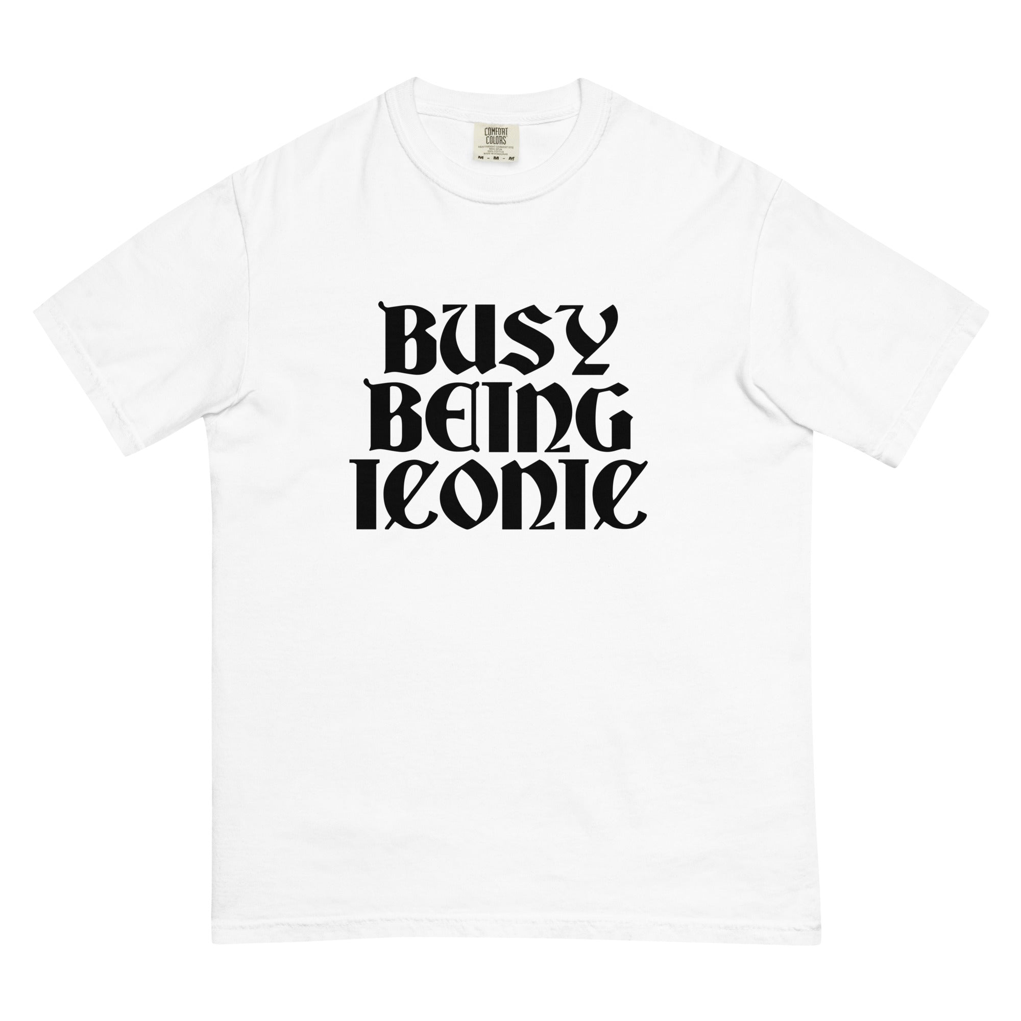 Busy Being Iconic Tee - Black Lettering – Paris Hilton