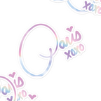 Paris XO 4" Sticker